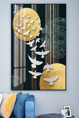 File in ấn File tranh hiện đại pha lê gương KF81435 (bản gốc) từ file gốc