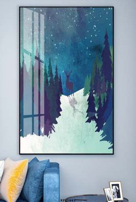 File ảnh File tranh hiện đại pha lê gương KF81443 (gốc) in poster