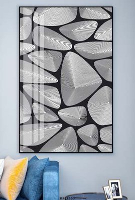 File tranh File tranh hiện đại pha lê gương KF81503 (gốc) chủ đề thiên nhiên