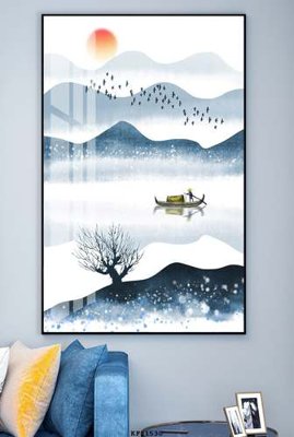 File tranh ảnh gốc File tranh hiện đại pha lê gương KF81530 dùng cho in khổ lớn