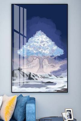 File gốc File tranh hiện đại pha lê gương KF81553 (ảnh chi tiết) để in trần