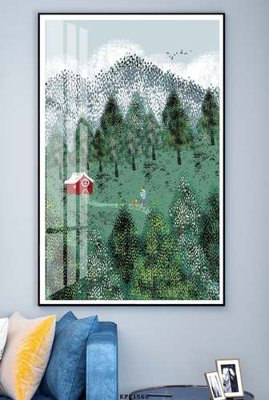 File ảnh gốc File tranh hiện đại pha lê gương KF81560 (chuyên in mica)