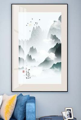 File ảnh File tranh hiện đại pha lê gương KF81573 (gốc) in poster