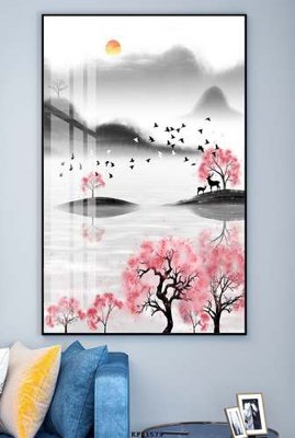 Tải file File tranh hiện đại pha lê gương KF81579 (gốc) in tranh tráng gương