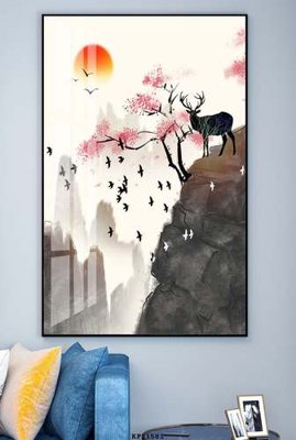 File tranh gốc File tranh hiện đại pha lê gương KF81581 (bản đẹp) độc quyền