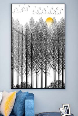 File ảnh File tranh hiện đại pha lê gương KF81583 (gốc) cho trang trí nội thất