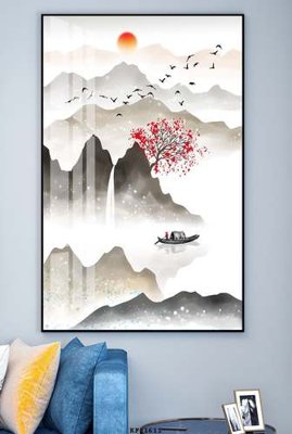 File gốc File tranh hiện đại pha lê gương KF81611 (cho in ấn) độc quyền