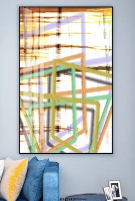 Tải file gốc File tranh hiện đại pha lê gương KF81640 (bản PSD) còn layer