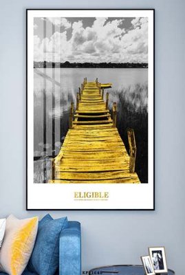 File gốc File tranh hiện đại pha lê gương KF81648 (in mica) làm bảng hiệu