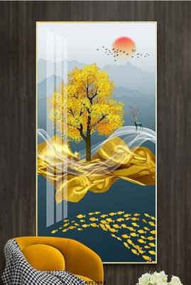 Tải file File tranh hiện đại pha lê gương KF81682 (ảnh gốc) in gạch men