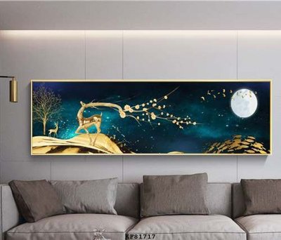 File tranh File tranh hiện đại pha lê gương KF81717 (bản gốc) treo tường