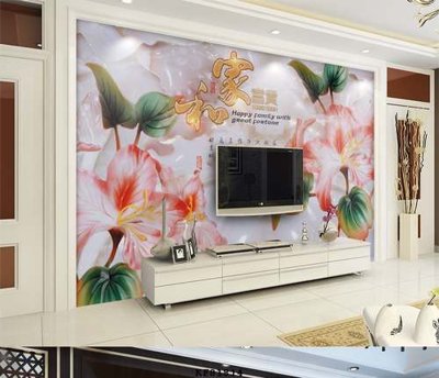 Download file gốc File tranh hiện đại pha lê gương KF81814 (in lụa) hoa lá