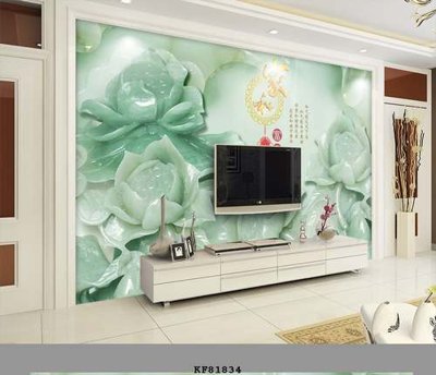 File gốc in tráng gương File tranh hiện đại pha lê gương KF81834 chi tiết