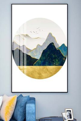 File tranh gốc File tranh hiện đại pha lê gương KF81882 (bản quyền) Filetranh.com