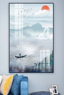 File gốc File tranh hiện đại pha lê gương KF81910 (PNG) không nền chất lượng