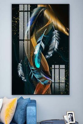 File ảnh File tranh hiện đại pha lê gương KF81927 (gốc) in quảng cáo ngoài trời