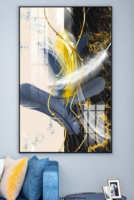 File gốc File tranh hiện đại pha lê gương KF81939 (in mica) làm quà tặng