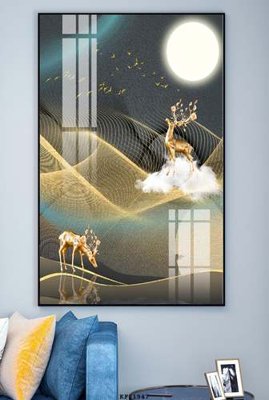 Download file File tranh hiện đại pha lê gương KF81947 (gốc) in mica cao cấp