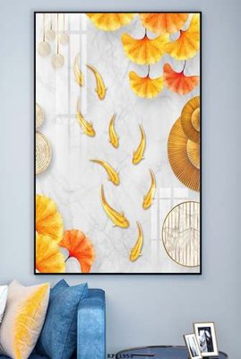 File gốc File tranh hiện đại pha lê gương KF81958 (in lụa) tranh phong thủy