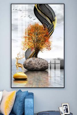 Chi tiết file tranh tráng gương File tranh hiện đại pha lê gương KF81966 (ảnh gốc)