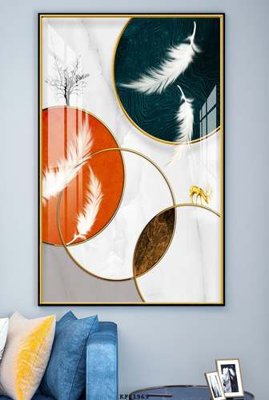 File PSD File tranh hiện đại pha lê gương KF81969 (gốc) nhiều lớp (multi-layer)