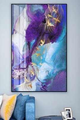 File in mica File tranh hiện đại pha lê gương KF82025 (bản gốc) sắc sảo