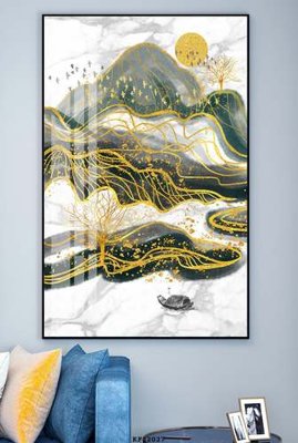 File gốc File tranh hiện đại pha lê gương KF82027 (in ấn) không giới hạn