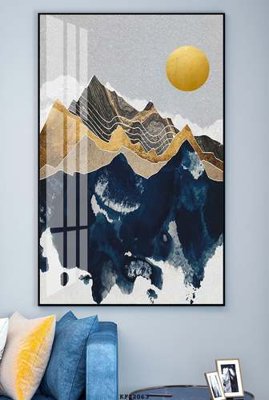 Tải file File tranh hiện đại pha lê gương KF82063 (gốc) làm file in ấn