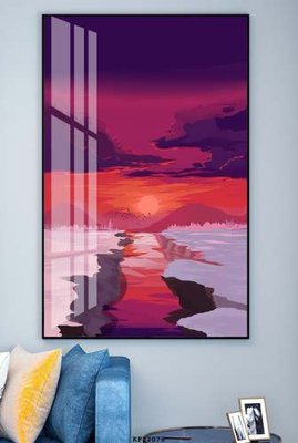 Download file gốc File tranh hiện đại pha lê gương KF82078 (in mica) trang trí