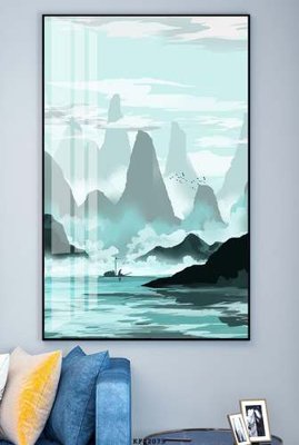 Tải file File tranh hiện đại pha lê gương KF82079 (gốc) in ấn chất lượng