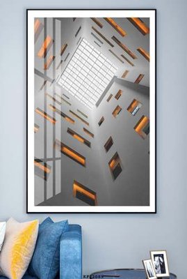 File PSD File tranh hiện đại pha lê gương KF82089 (nguyên bản) cho thiết kế