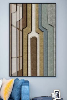 File gốc File tranh hiện đại pha lê gương KF82093 (ảnh chi tiết) để in trần