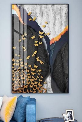 File ảnh File tranh hiện đại pha lê gương KF82107 (gốc) in backdrop sự kiện