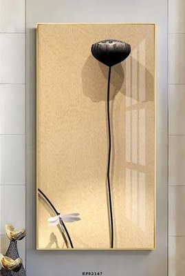 File tranh File tranh hiện đại pha lê gương KF82147 (gốc) chủ đề tĩnh vật