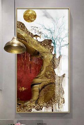 File tranh gốc File tranh hiện đại pha lê gương KF82191 (bản quyền) Filetranh.com