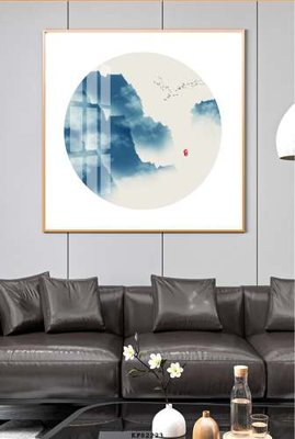 File tranh File tranh hiện đại pha lê gương KF82223 (bản gốc) treo phòng ăn