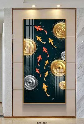 File gốc File tranh hiện đại pha lê gương KF82282 (dành cho trang trí nội thất)