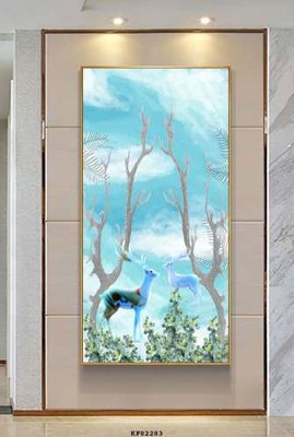 Mua file ảnh gốc File tranh hiện đại pha lê gương KF82283 (chất lượng cao)