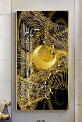 Tải file File tranh hiện đại pha lê gương KF82308 (ảnh gốc) in gạch 3D