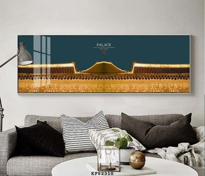 File in trần File tranh hiện đại pha lê gương KF82310 (file gốc) phong thủy