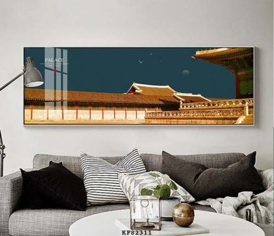 File tranh File tranh hiện đại pha lê gương KF82311 (gốc) chủ đề trừu tượng