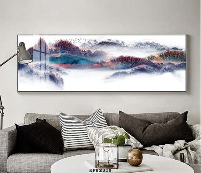 File in ấn File tranh hiện đại pha lê gương KF82318 (bản gốc) sắc nét