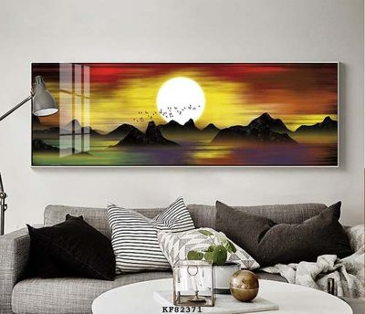 File tranh quảng cáo File tranh hiện đại pha lê gương KF82371 (download file gốc)