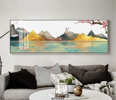 File tranh trang trí File tranh hiện đại pha lê gương KF82390 (tải file gốc)