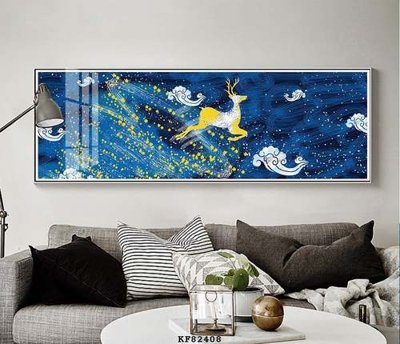 File in trần File tranh hiện đại pha lê gương KF82408 (file gốc) phong thủy