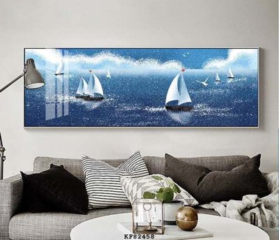 File ảnh File tranh hiện đại pha lê gương KF82458 (gốc) in decal dán tường