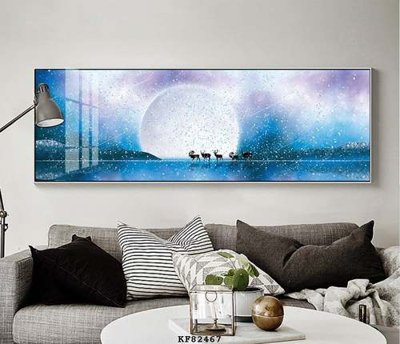 File in trần File tranh hiện đại pha lê gương KF82467 (bản gốc) 5D