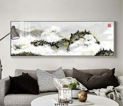 Tải file File tranh hiện đại pha lê gương KF82470 (gốc) chủ đề hoa sen