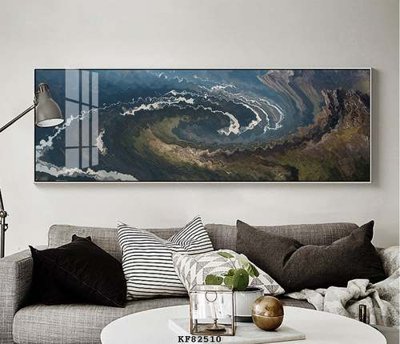 File gốc File tranh hiện đại pha lê gương KF82510 (in mica) trang trí