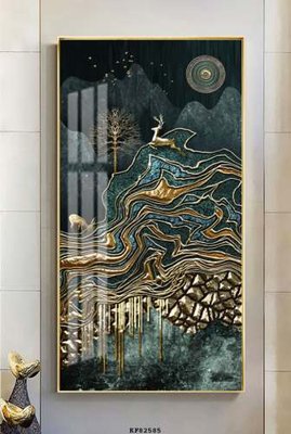 Tải file File tranh hiện đại pha lê gương KF82585 (gốc) làm file quảng cáo